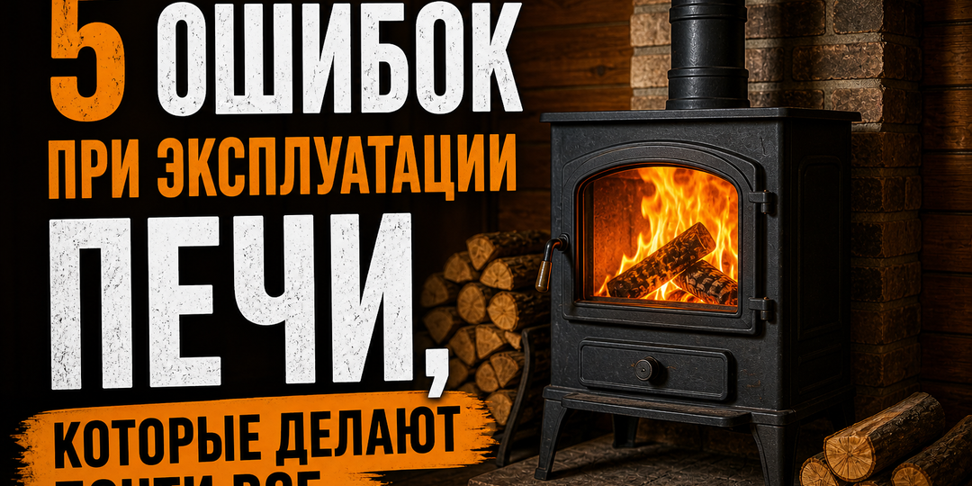 5 ошибок при эксплуатации печи, которые делают почти все