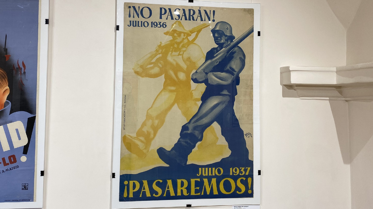 Рамон Пуйоль, плакат "Но пасаран"