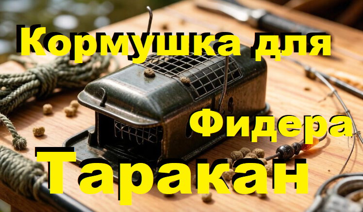 Что такое кормушка "Таракан" для фидера: принцип работы и приемущества.