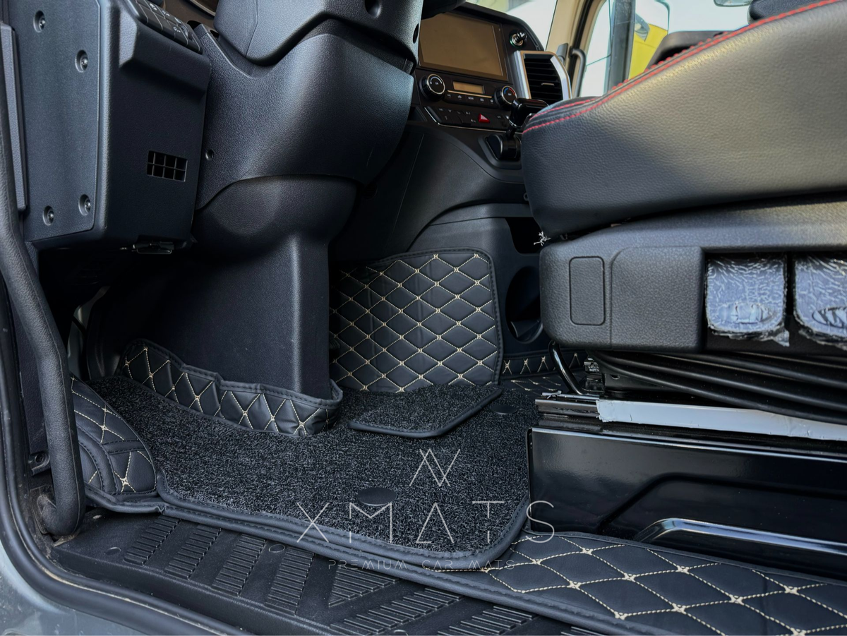 3D коврики из экокожи в салон/кабину JAC K7