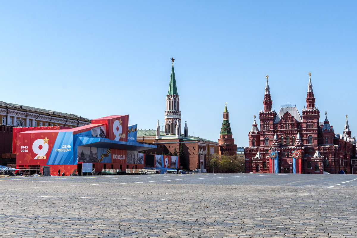 Фото снимал вчера 3 Мая Красная площадь.