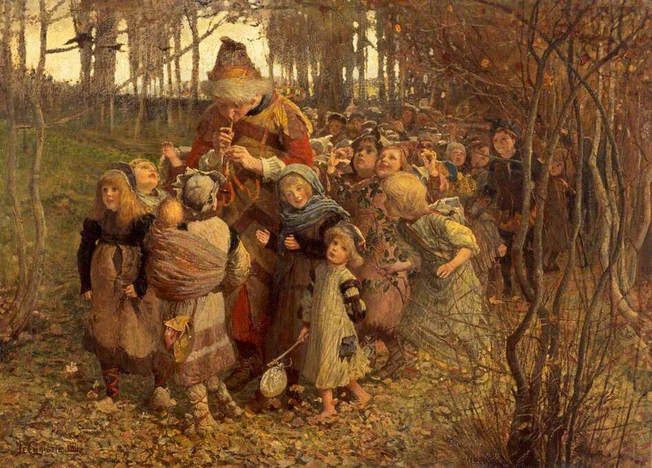    Джеймс Элдер Кристи. Гамельнский крысолов. 1881