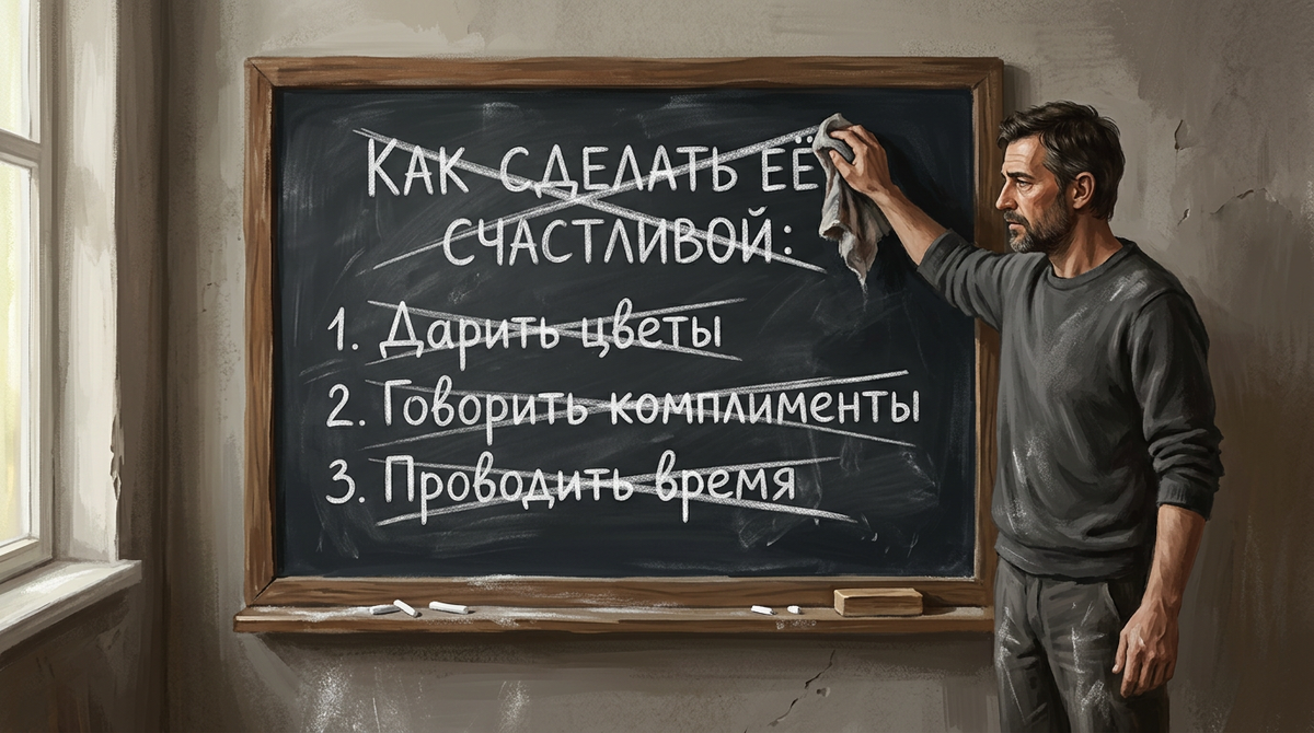 Чем больше вы объясняете мужчине, как вас любить, тем меньше он это делает