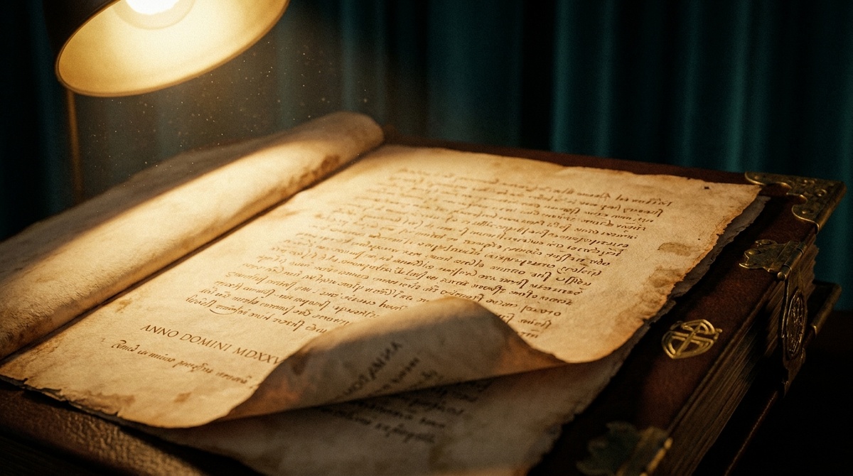 Зеркальный почерк Леонардо да Винчи на листе 354v Codex Atlanticus, пергамент XV века