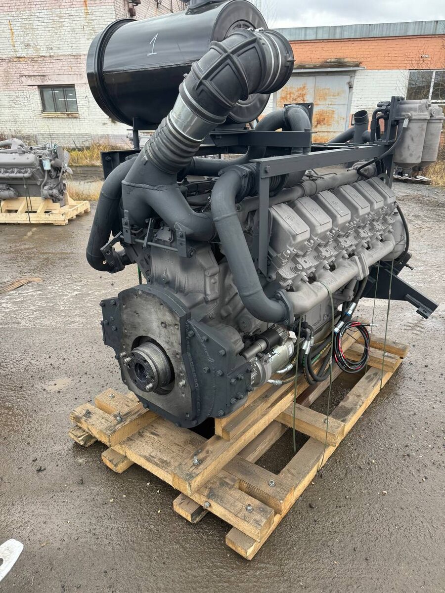 Мотор ЯМЗ-240М2 с комплектом переоборудования на Komatsu. Сборка ПКФ АВТОРИТЕТ. 
