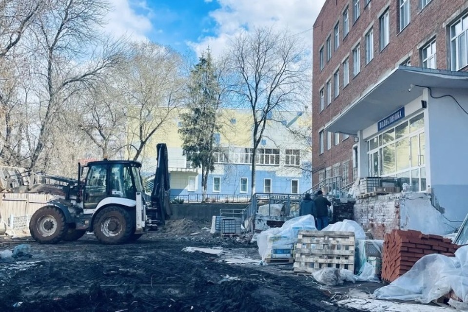    В Воткинске завершается капремонт здания поликлиники на улице Спорта. Фото: Минздрав Удмуртии
