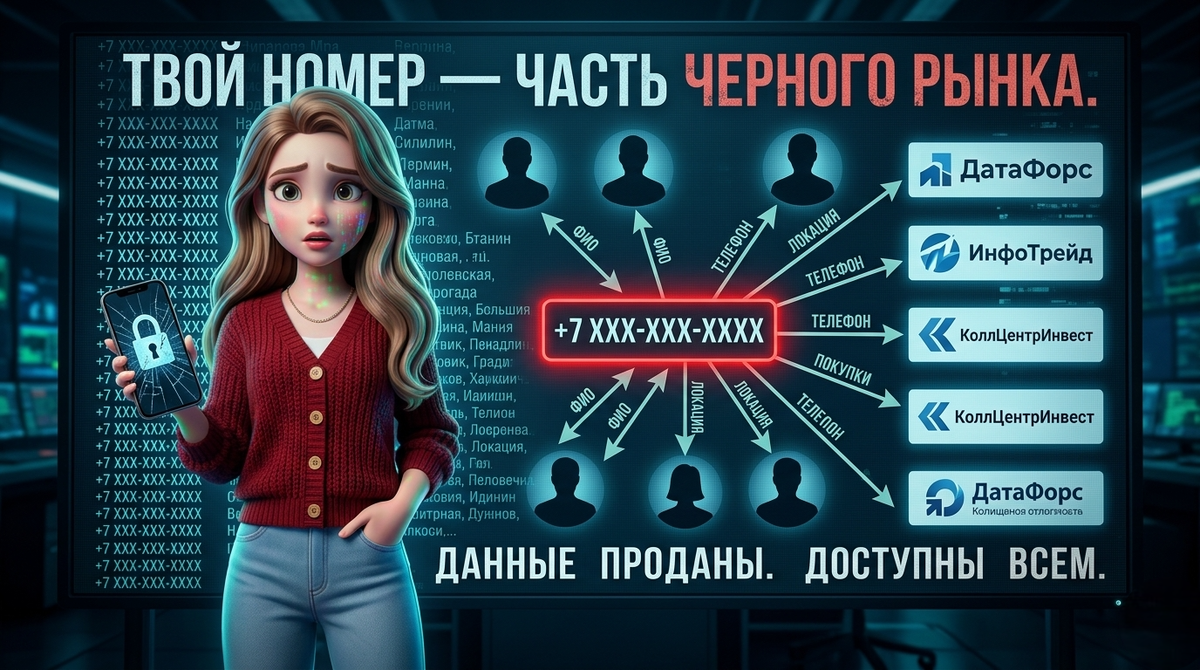  Раскрываем изнанку чёрного рынка данных и маркетинга.