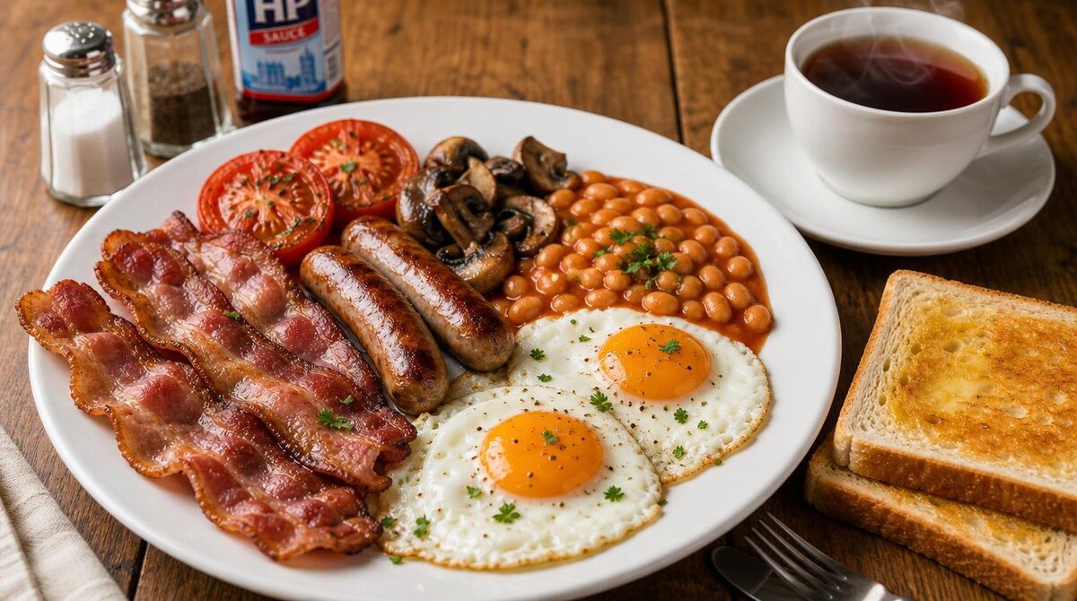 Полный английский завтрак (англ. Full English breakfast, или просто полный завтрак, англ. Full breakfast, или «фрай-ап», англ. fry up) — название распространённого в Великобритании и Ирландии завтрака.