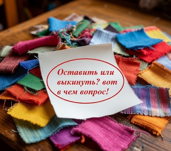 шить или не шить? вот в чем вопрос)