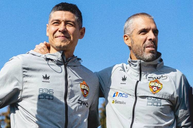    Дмитрий Игдисамов (слева) и Фабио Челестини / фото: pfc-cska.com