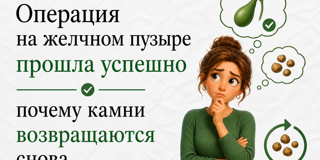 Операция на желчном пузыре прошла успешно — почему камни возвращаются снова