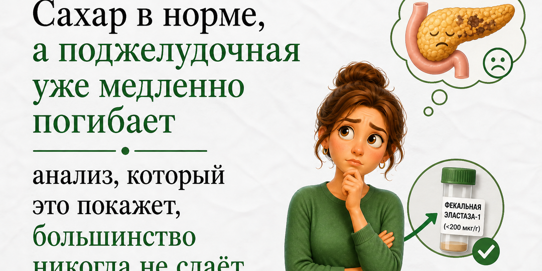 Сахар в норме, а поджелудочная уже медленно умирает — анализ, который это покажет, большинство никогда не сдаёт