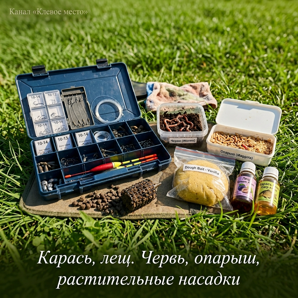 Приманки на мирную рыбу