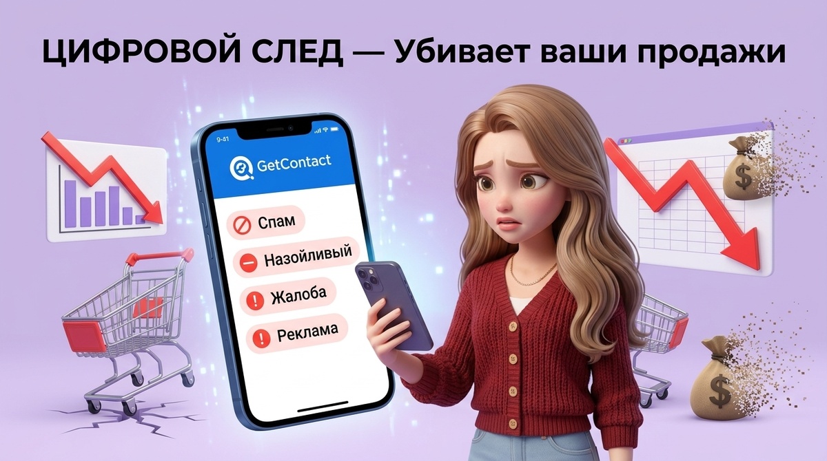 Репутация номера телефона в GetContact: как цифровой след влияет на продажи и что с этим делать