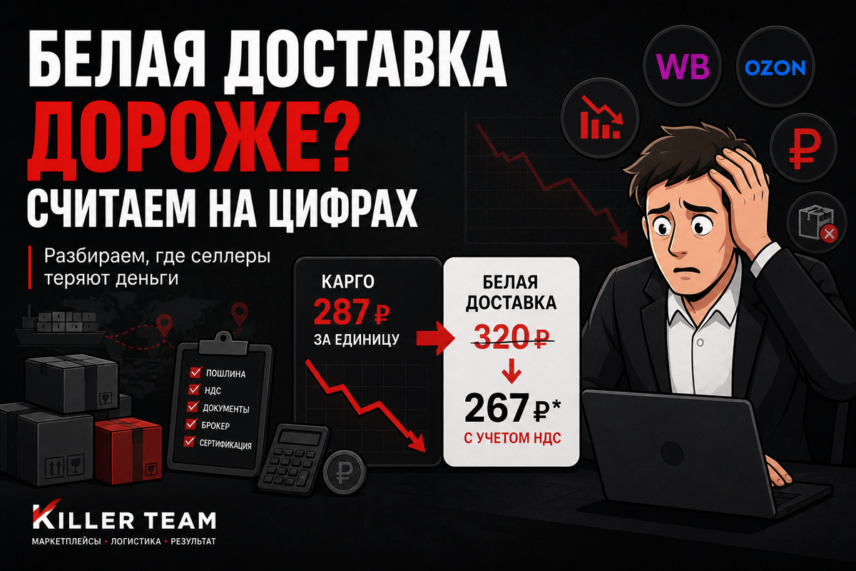 Белая доставка кажется дороже — пока не посчитаешь экономику.