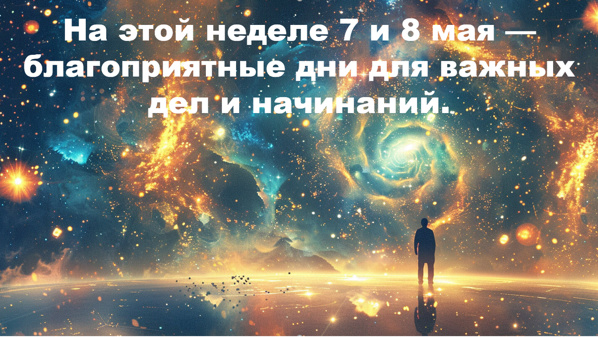 Два благоприятных дня для важных дел и начинаний — 7 и 8 мая 2026 года.