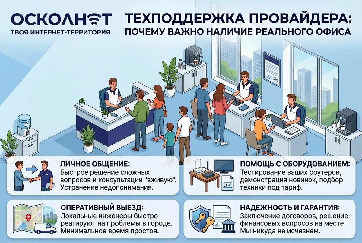 Плюсы наличия физического офиса