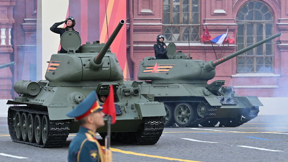 Архивное фото. В 2026 году техники на Красной площади не будет. Источник: riamediabank.ru