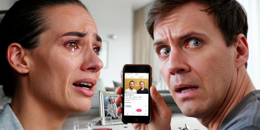 — Я случайно открыла его телефон и увидела активный аккаунт Tinder Gold с тремя женщинами и встречей в баре две недели назад! — поняла я в с