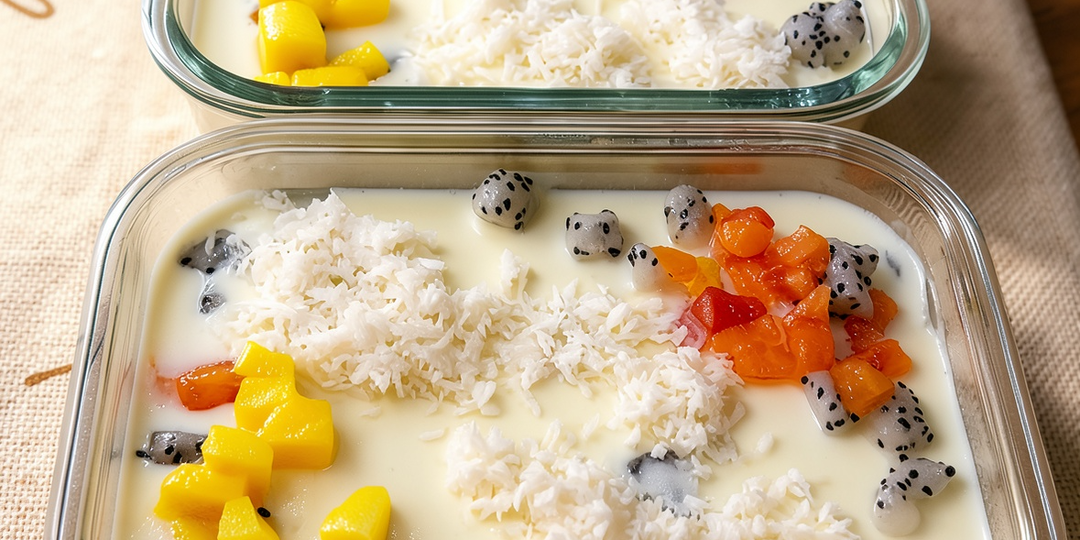 🍍 Лёгкий, тропический десерт в котором много белка и мало калорий 🥭✨