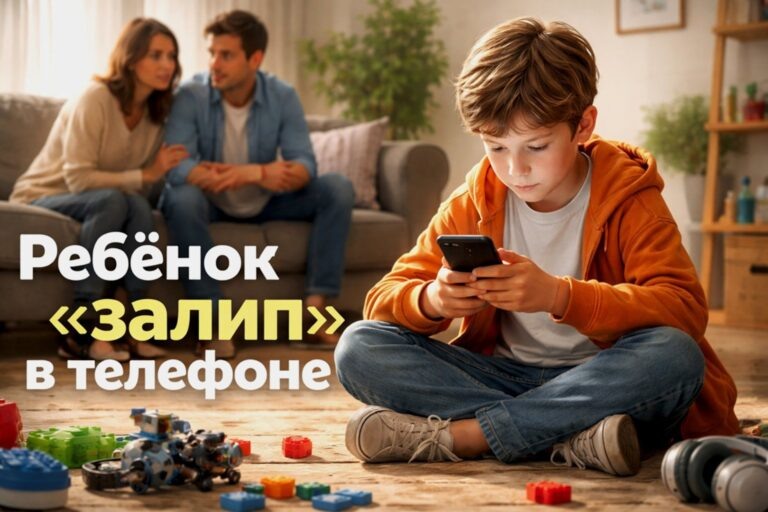    Иллюстрация к материалу: Что значит залипнуть в телефоне и почему это важно знать родителям
