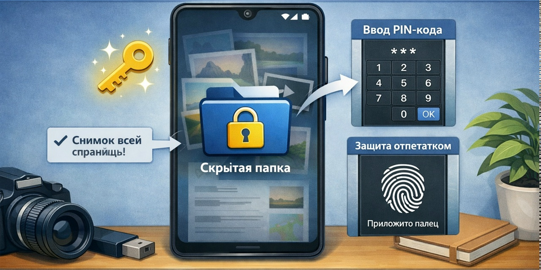 🔒 Секретная папка в Android: куда можно спрятать фото и видео на любом смартфоне