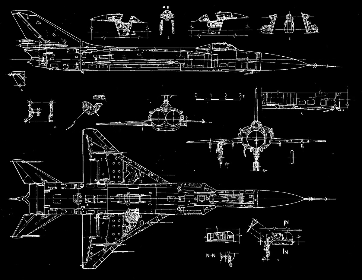 Эскиз Т-58 (Су-15)
