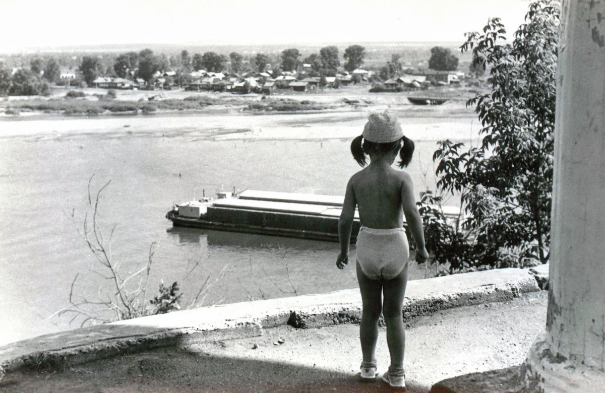 "Вид на реку Вятку", 1982 год. Фото: В.Скворцов.