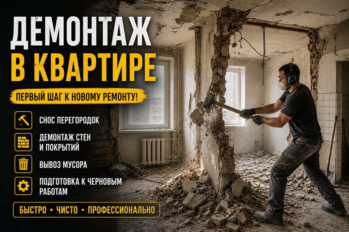 Демонтажные работы