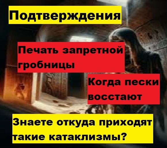 Откуда приходят катаклизмы. Печать запретной гробницы. Когда пески восстают. Внезапная песчаная буря в Египте