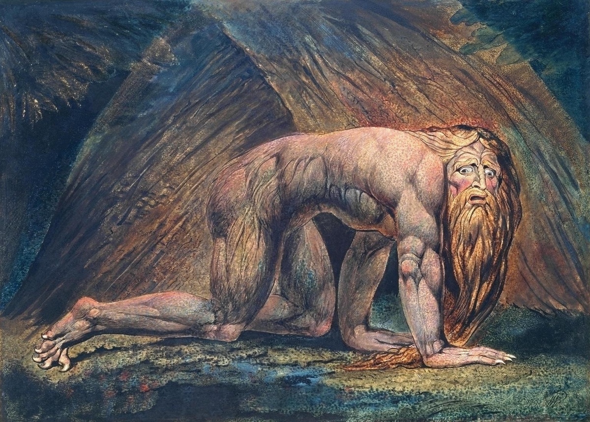 Уильям Блейк. «Навуходоносор», 1795 год. Тейт-галерея, Лондон