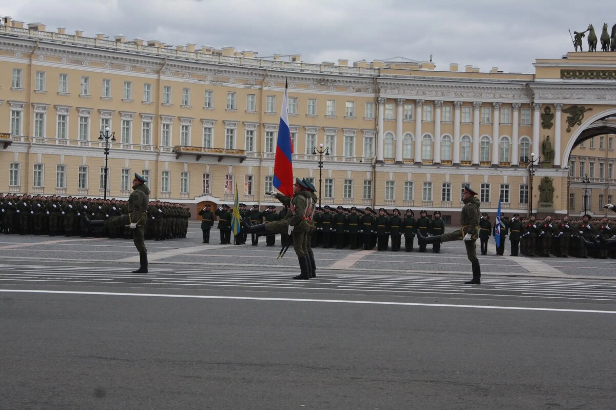    Репетиция Парада Победы 29 апреля 2026 года. Фото: Мойка78
