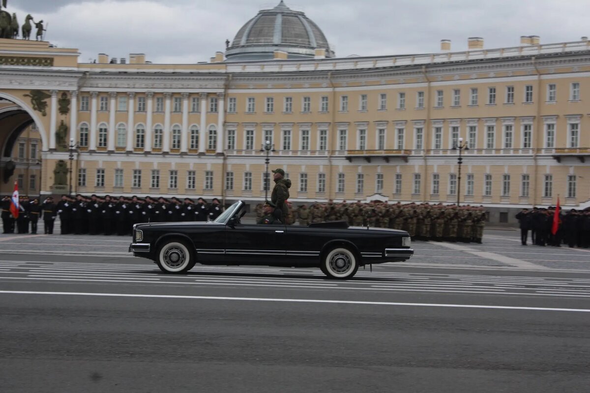    Репетиция Парада Победы 29 апреля 2026 года. Фото: Мойка78