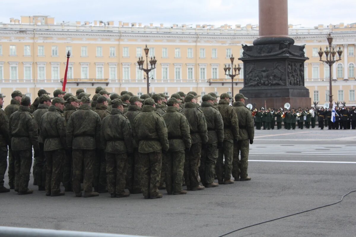    Репетиция Парада Победы 29 апреля 2026 года. Фото: Мойка78