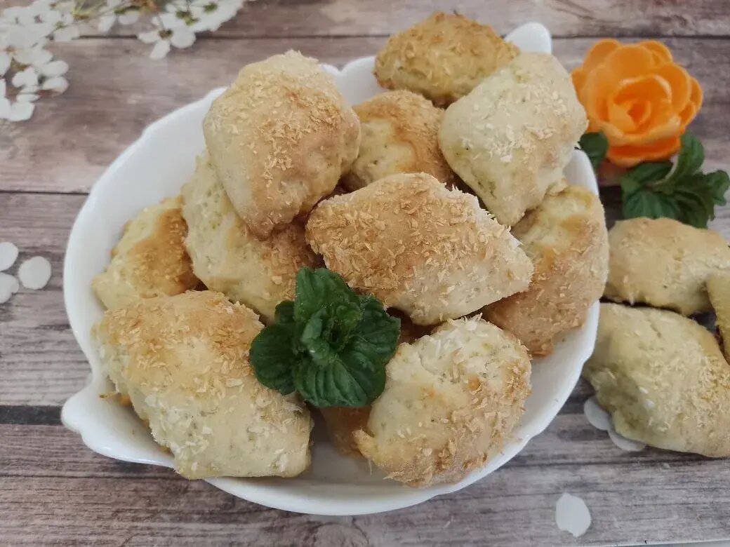 Печенье с кокосовой стружкой
