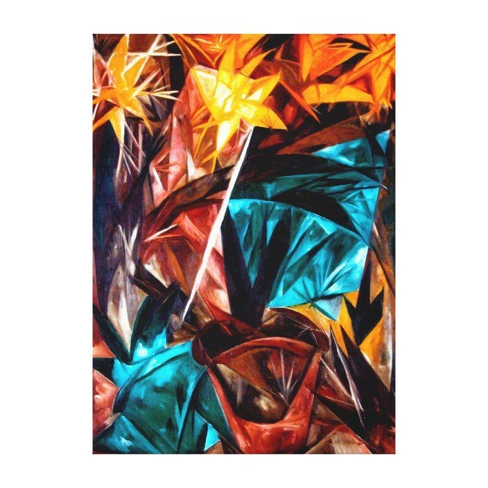 «Лучистые лилии» — картина Натальи Сергеевны Гончаровой (1881–1962)