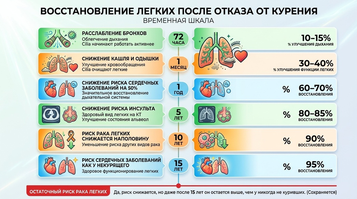 золотой стандарт скрининга рака лёгкого у бывших курильщиков с большим стажем