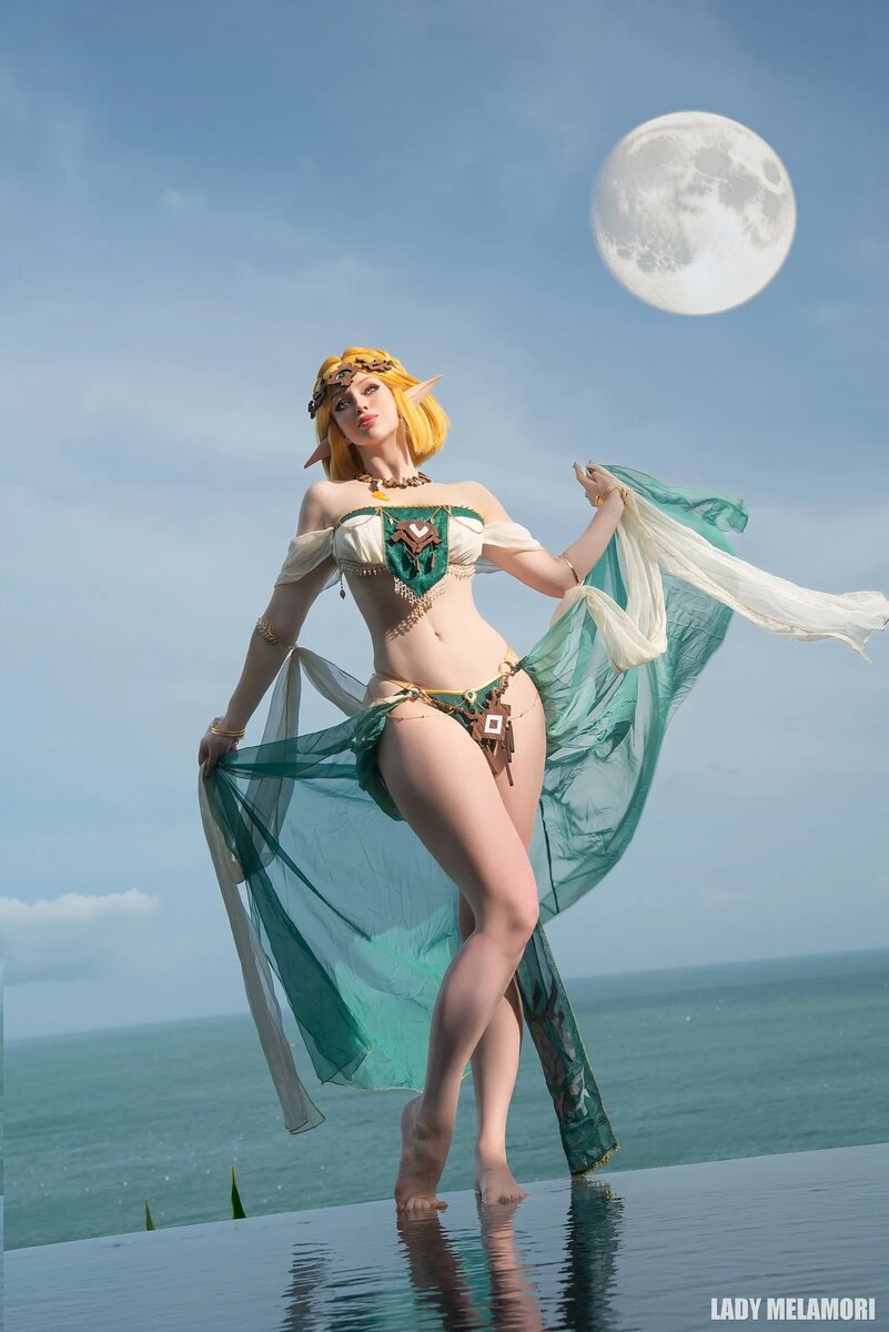 Косплей на Зельду из серии игр The Legend of Zelda. Косплеер: Lady Melamori. Источник: «ВКонтакте».    📷