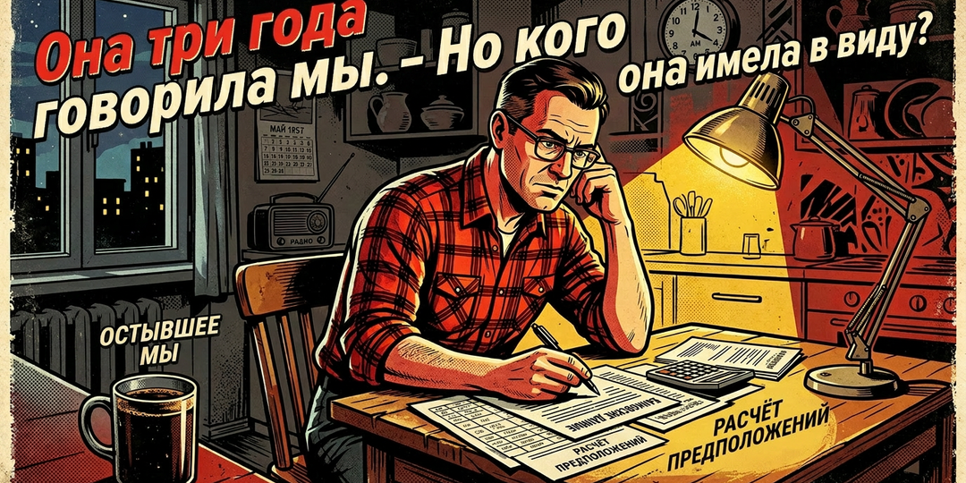 Она три года говорила мы. – Но кого она имела в виду