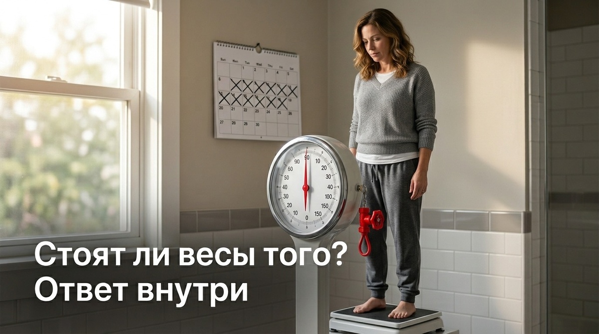идите на диете уже три недели. Считаете каждую калорию. А весы показывают одно и то же уже пятый день