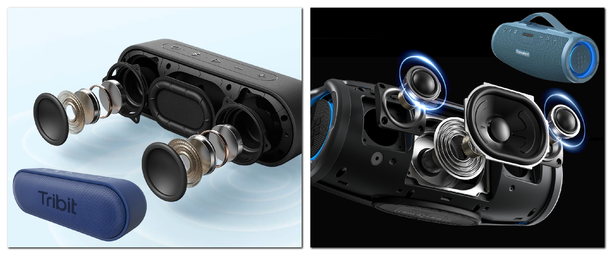© [Tribit / Tronsmart] ([https://tribit.com/products/tribit-xsound-go-bluetooth-speakers] / [https://www.tronsmart.ru/portativnye-kolonki/11-tronsmart-mirtune-s100-besprovodnaya-ulichnaya-kolonka-.html])