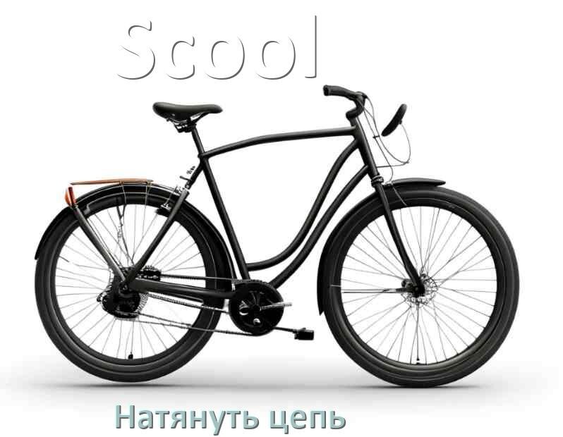 
Как натянуть цепь на велосипеде Scool скоростном и обычном