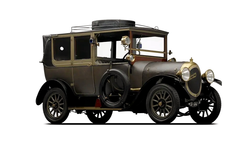 Французский Delaunay-Belleville 1A4 Landaulet 1914 эпохи латуни