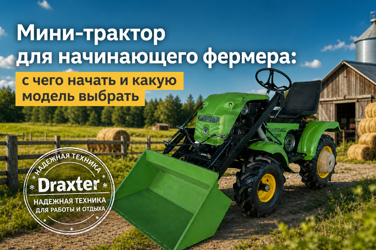 Мини-трактор Draxter, Станкопромгрупп