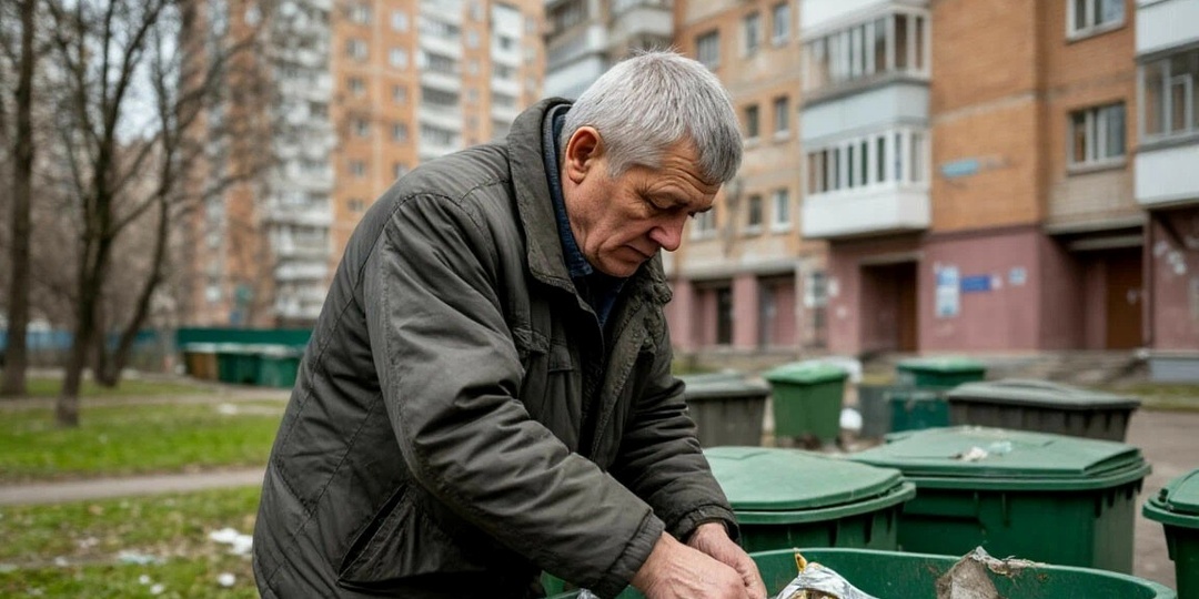 Седой мужчина копался в баках и ночевал у подъезда. Через месяц выяснилось, кто он на самом деле