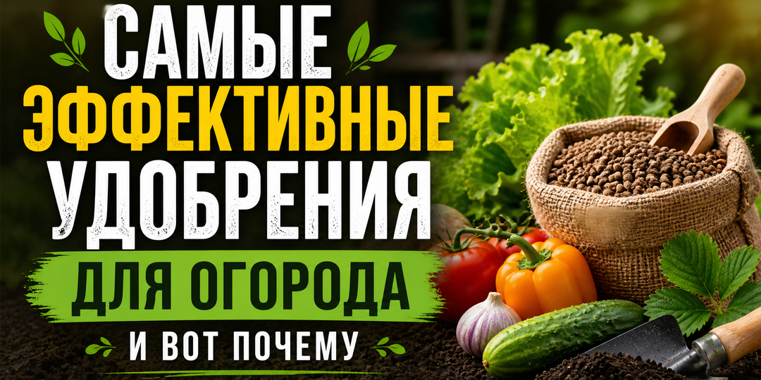 Самые эффективные удобрения для огорода и вот почему