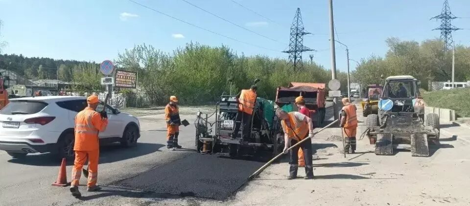    Ремонт дорог в Барнауле. Источник: barnaul.org