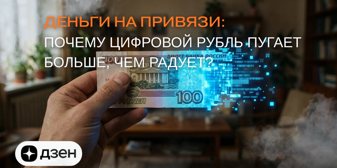 Деньги на привязи: Почему цифровой рубль пугает больше, чем радует?