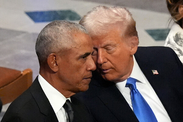 Бывший президент США Барак Обама и президент США Дональд Трамп, 2025 год / Jacquelyn Martin/AP   📷