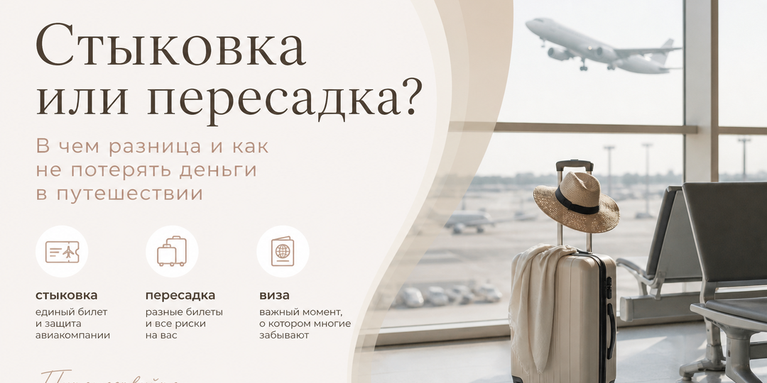 ✈️ Стыковка или пересадка: в чем разница и как не потерять деньги в путешествии